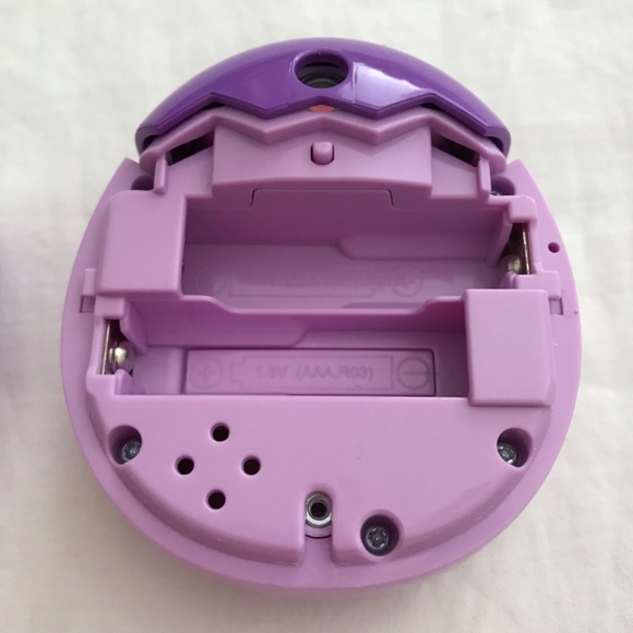 Tamagotchi Pix Camera Purple Sky Blue White Clouds Stars With Screen Protector - Picture 9 of 11